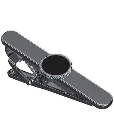 Hugo Boss L-crown German-crafted High-polished Tie Clip In Gray