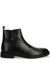 HUGO BOSS LEATHER ANKLE BOOTS