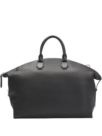 Hugo Boss Leather Bag In Black