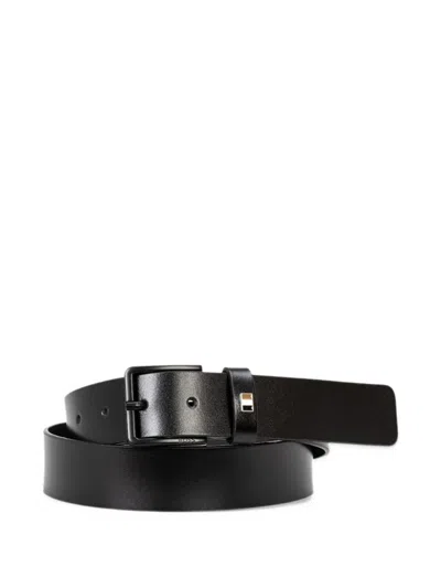 Hugo Boss Leather Belt In Black
