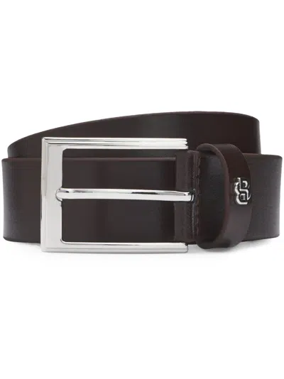 Hugo Boss Leather Belt In Brown