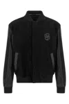 Hugo Boss Textured Microfiber Bomber Jacket
