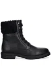 Hugo Boss Leather Boots In Black