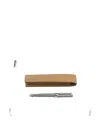 Hugo Boss Leather-case Pen Set In Brown