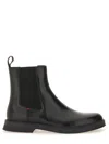 Hugo Boss Hugo Leather Chelsea Boot In Black