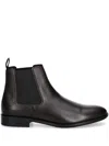Hugo Boss Leather Chelsea Boots In Brown