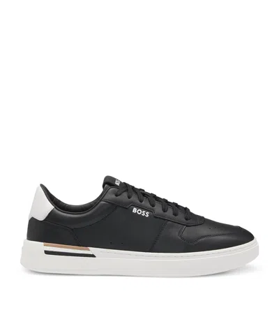 HUGO BOSS LEATHER CLINT SNEAKERS