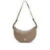 Hugo Boss Leather Crossbody Bag With Double B Monogram
