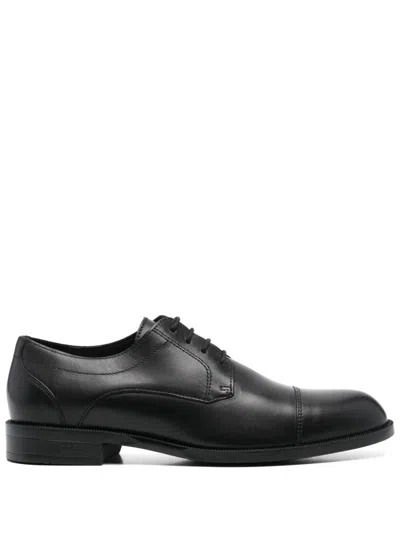 HUGO BOSS LEATHER DERBY SHOES