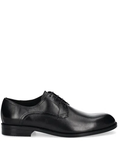 Hugo Boss Klassische Derby-schuhe In Schwarz