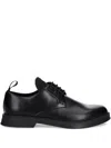Hugo Boss Leather Lace-up Derby Shoes In Multi