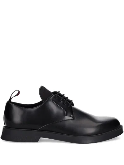 Hugo Boss Leather Lace-up Derby Shoes In Multi