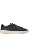 Hugo Boss Low-top Trainers In Grained Faux Leather In Black