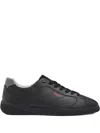 Hugo Boss Riven Tenn Mens Cupsole Trainers With Logo Details On Rubber Outsole Uk8 Eu42 In Black