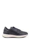 Hugo Boss Leather Low-top Sneakers In Black