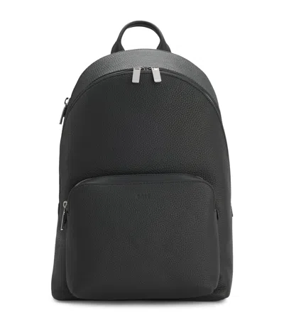 HUGO BOSS LEATHER NEW CROSSTOWN BACKPACK