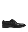 Hugo Boss Captoe Oxford Shoes In Smooth Leather In Black