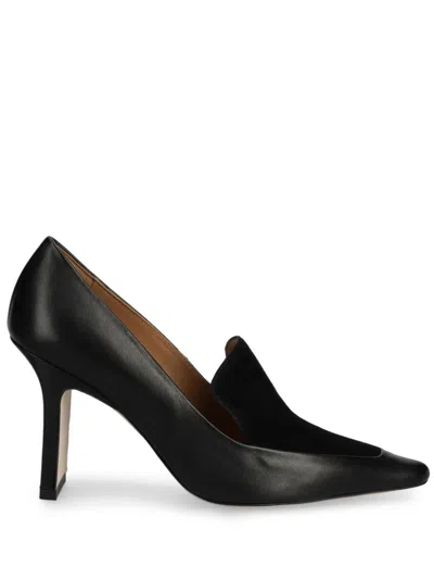 Hugo Boss Leather Pumps In Black
