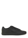 Hugo Boss Faux-leather Trainers With Plain And Grained Textures In Black
