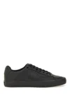 Hugo Boss Lace-up Panelled Sneakers In Black