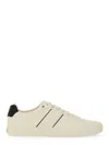 Hugo Boss Boss Men Leather Sneaker In White