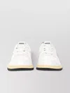 Hugo Boss Leather Sneaker With Contrast Heel Tab