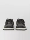 Hugo Boss Leather Sneaker With Contrast Heel Tab