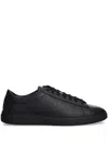 Hugo Boss Kieran Tenn Mens Leather Trainers 50536507 In Black
