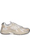 Hugo Boss Leather Sneakers In Neutrals