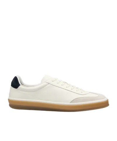 Hugo Boss Leather Sneakers In White