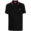 Hugo Boss Leather Sweaters In Black