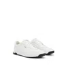 Hugo Boss Ttnm Evo Trainers With Ridged Outsole In White