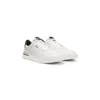 Hugo Boss Leather Trainers With Signature-stripe Details