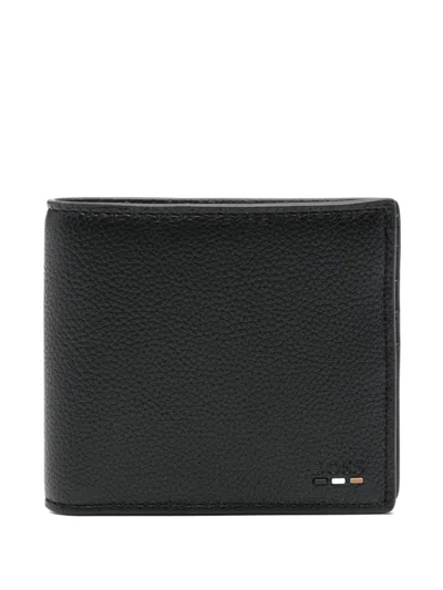 Hugo Boss Leather Wallet In Black