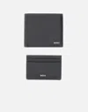 Hugo Boss Leather Wallet In Black