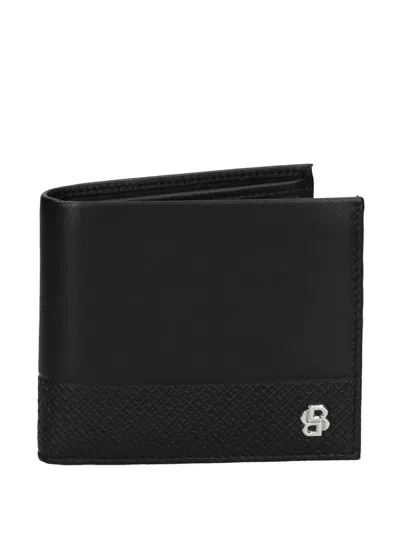 Hugo Boss Leather Wallet In Black