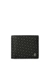 Hugo Boss Monogrammed Bifold Wallet In Black