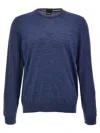 Hugo Boss Slim-fit Sweater In Virgin Wool With Crew Neckline