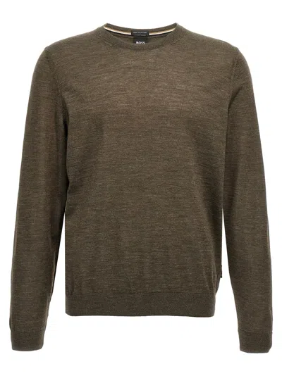 Hugo Boss Sweater Boss Men Color Green In Grün