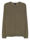 Hugo Boss Leno Sweater In Green