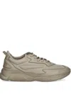 Hugo Boss Leon Lace-up Chunky Sneakers In Neutral