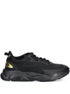 Hugo Boss Leon Logo-detail Chunky Sneakers In Black