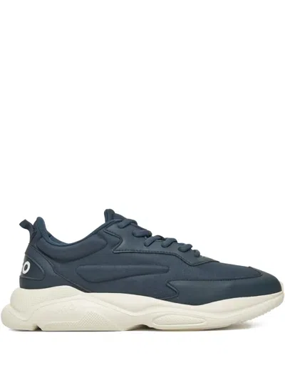 Hugo Boss Leon Panelled Sneakers In Black