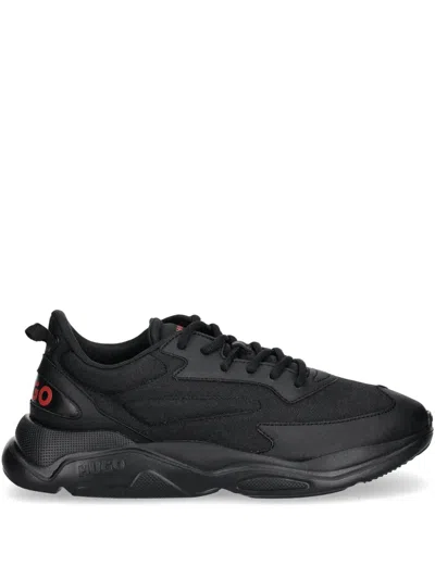 Hugo Boss Leon Trainers In Black