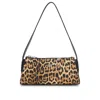 Hugo Boss Leopard-print Hobo Bag In Faux Leather In Multi