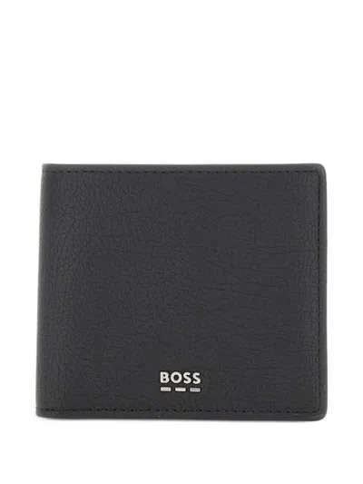 Hugo Boss Lewys Hammered-effect Wallet In Pattern