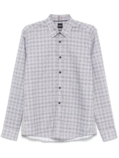 Hugo Boss Liam Kent Shirt In Grey