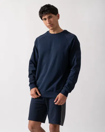 Hugo Boss Liam Mens Crew Neck Sweatshirt With Logo Tape