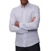 Hugo Boss Liam Regular-fit Linen Shirt In Purple