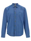 Hugo Boss Boss Denim Cotton Shirts In Blue